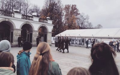 Uroczyste złożenie kwiatów na Grobie Nieznanego Żołnierza